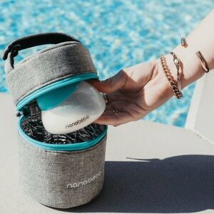 nanobebe • insulated baby bottle travel cooler bag | 5x5x6